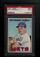 1967 Topps #264 Ron Swoboda PSA 7 NM NEW YORK METS